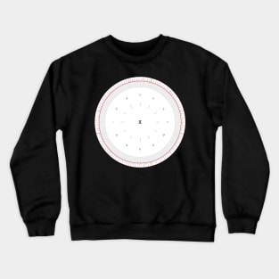 Radians Vs Degrees Clock - v001 Crewneck Sweatshirt